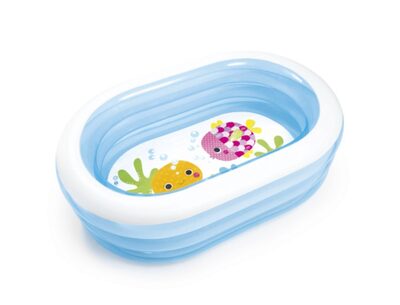 INTEX 57482NP Planschbecken „My Sea Friends Pool“, 163 x 107 x 46 cm