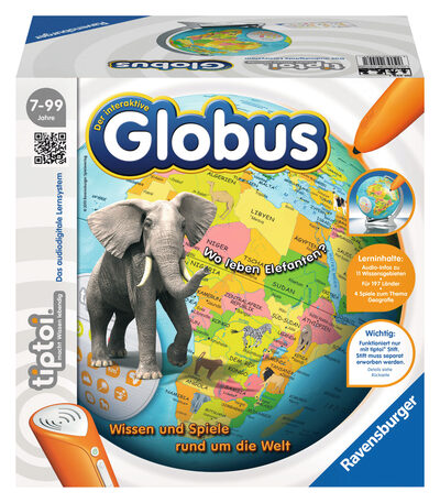 RAVENSBURGER 000558 tiptoi® Der interaktive Globus