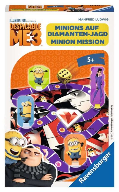 RAVENSBURGER 23435 Despicable Me 3 Minions auf Diamanten-Jagd