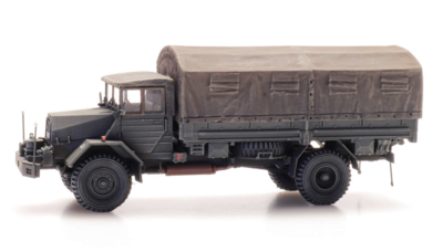ARTITEC 6870415 H0 MAN 630 L2 AE Cargo mit Windenvorbau Bundeswehr Resin Fertigmodell