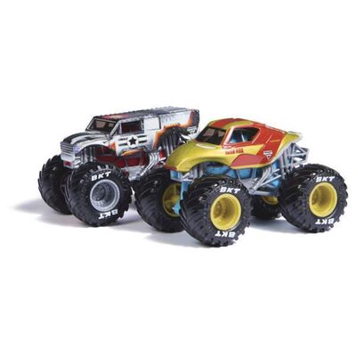 SPINMASTER 6070555 Monster Jam MNJ Monster Jam 2-Pack 1:64 Marvel