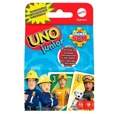 MATTEL HFC80 MATTEL Games UNO Junior Feuerwehrmann Sam