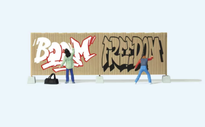 PREISER 10334 H0 Graffiti-Künstler