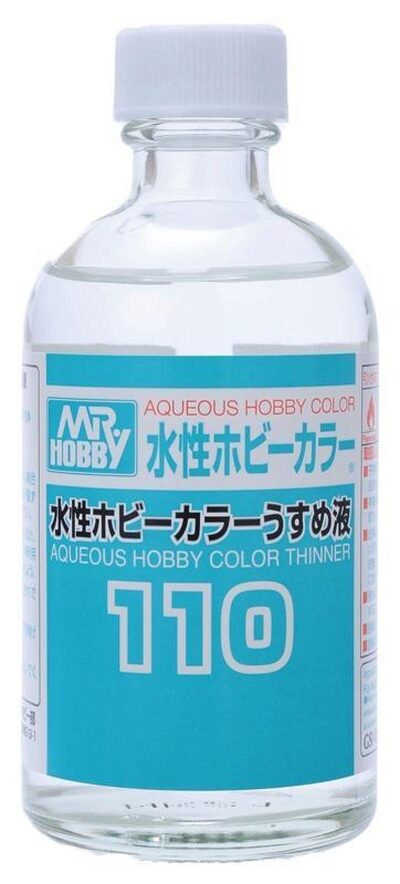 MR. HOBBY T-110 Mr. Aqueous Hobby Color Thinner 110 (110 ml)