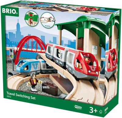 BRIO 63351200 Großes Bahn Reisezug Set