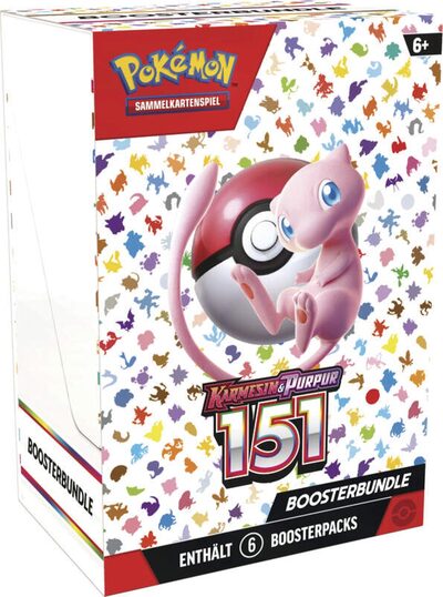 POKEMON 45562 PKM Pokémon KP03.5 Karmesin & Purpur Booster Bundle