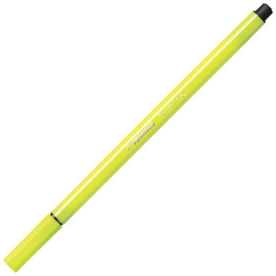 STABILO 68/024 Premium-Filzstift - STABILO Pen 68 - Einzelstift - neongelb