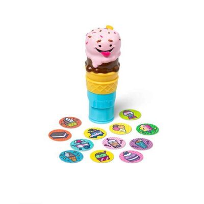 SPINMASTER 6075131 Melissa & Doug MAC Sticker Wow Eiscreme Sticker Stempel