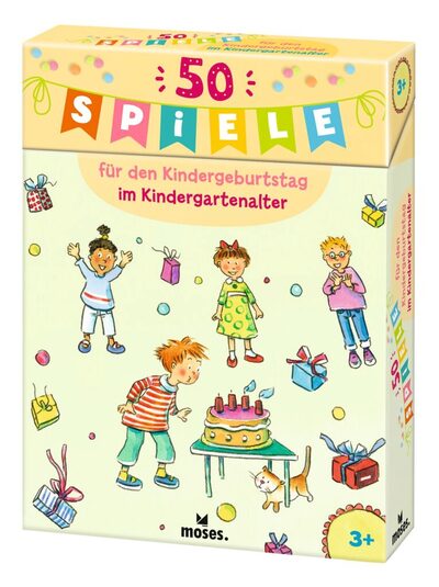 MOSES. VERLAG 52990 50 Spiele für den Kindergeburtstag im Kindergartenalter