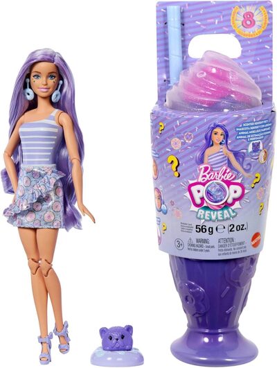 MATTEL JFY60 Barbie Pop! Reveal Barbie Treats Series - Purple Doll