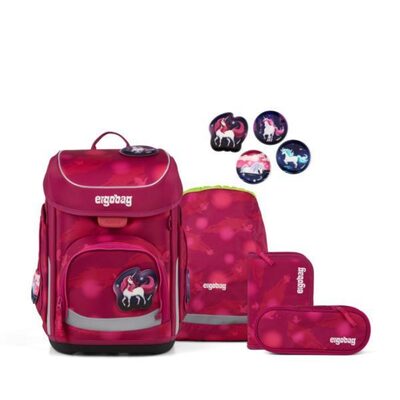 ERGOBAG 01510-90397-10 Schulranzen-Set MondzauBär cubo, Pink