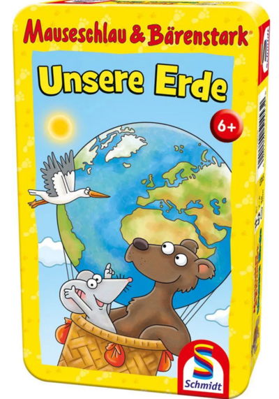 SCHMIDT SPIELE 51453 Mauseschlau & Bärenstark, Unsere Erde