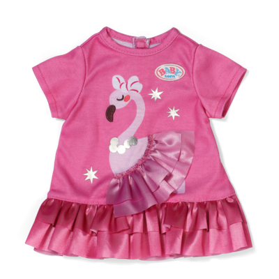 ZAPF 839423 BABY born Kleid Flamingo 43 cm