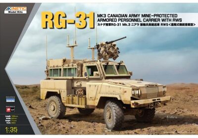 KINETIC K61010 1:35 RG-31 MK3 W/ Remote Weapon Station (Canada Army)