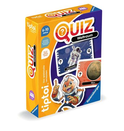 RAVENSBURGER 00223 tiptoi® Reisespiel - Quiz Weltraum