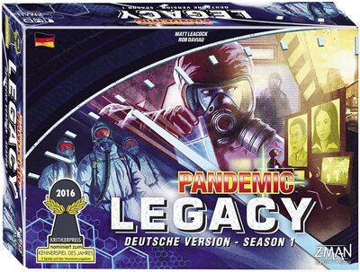 ASMODEE 691170 Z-Man Games Pandemic Legacy - Season 1 Blau