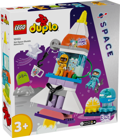 LEGO® DUPLO® 10422 3-in-1-Spaceshuttle für viele Abenteuer