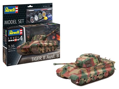 REVELL 63249 1:35 Model Set Tiger II Ausf. B
