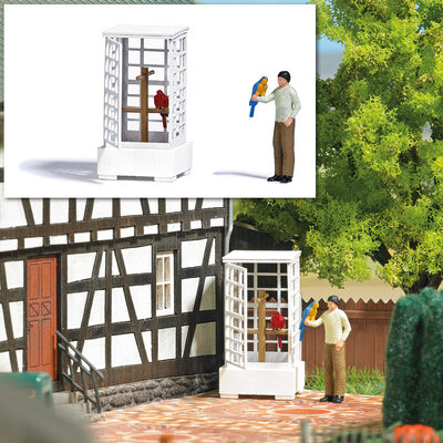 BUSCH 7813 H0 Action Set: Vogelvoliere