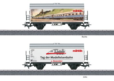 MÄRKLIN 44269 H0 2 Kühlwagen Internationaler Tag der Modelleisenbahn 2020, privat, Ep. VI