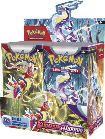 POKEMON 46569 PKM Pokémon Karmesin & Purpur - Booster-Display (36 Booster)