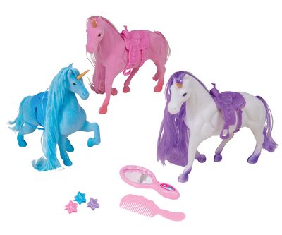 HAPPY PEOPLE 43240 Drei Einhörner im Stall