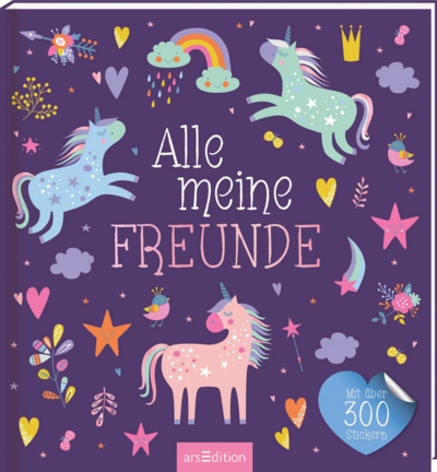 ARSEDITION 12765 Alle meine Freunde – Einhorn