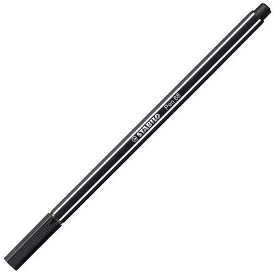 STABILO 68/46 Premium-Filzstift - STABILO Pen 68 - Einzelstift - schwarz