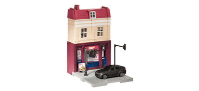 HERPA 800068 1:64 HERPA City: Döner Imbiss mit BMW X6 lila-blau