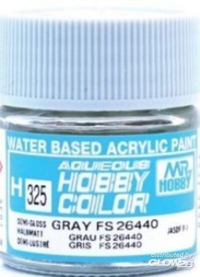 MR HOBBY - GUNZE H-325 Mr Hobby -Gunze Aqueous Hobby Colors (10 ml) Gray FS 26440 [30