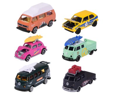 MAJORETTE 212055004 1:64 VW The Originals Premium Car, sortiert