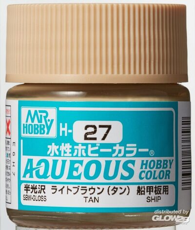 MR HOBBY - GUNZE H-027 Mr Hobby -Gunze Aqueous Hobby Colors (10 ml) Tan [30