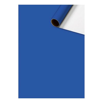 BRUNNEN 2528591340 Geschenkpapier 70x200cm Uni Plain blau