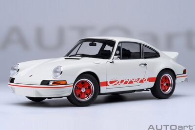 AUTOART 78030 1:18 Porsche 911 Carrera 2.7 RS Grand Prix white/red stripes