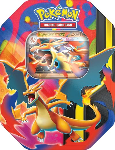 POKEMON 13093 PKM Pokémon Tin 127 Mega-Glurak Y