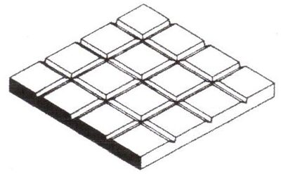EVERGREEN 504514 Gehwegplatten , 1x150x300 mm.
