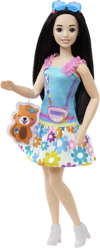 MATTEL HLL22 Barbie - Puppe für Kindergartenkinder, My First Barbie „Renee“