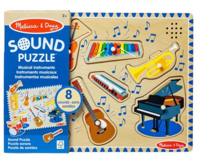 MELISSA&DOUG 73200 Sound Puzzle 8 Teile Musikinstrumente