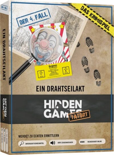 PEGASUS SPIELE HID00004 Hidden Games Tatort: Ein Drahtseilakt 4. Fall