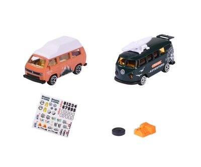MAJORETTE 212055006Q02 1:64 VW The Originals 2er Set Adventure