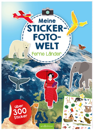 ARSEDITION 134556 Meine Sticker-Fotowelt – Ferne Länder