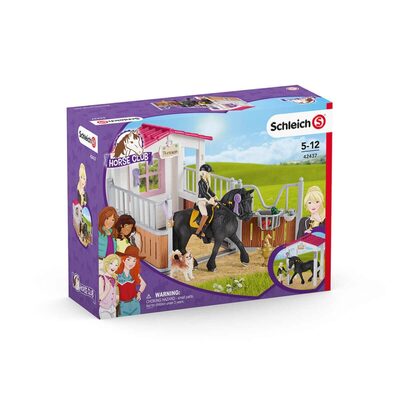 SCHLEICH 42437 Pferdebox mit Horse Club Tori & Princess