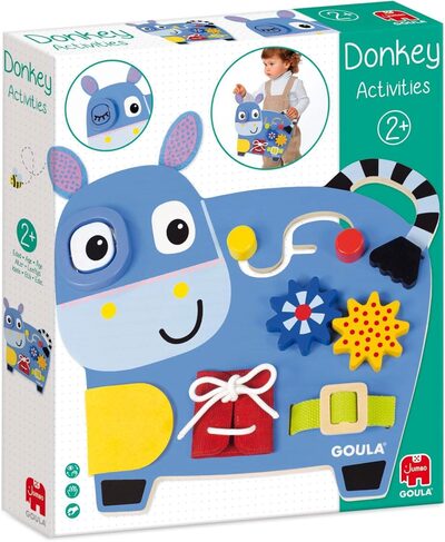 JUMBO SPIELE 1110100489 GOULA - Esel zum Spielen und Erkunden