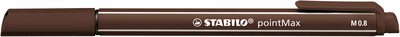 STABILO 488/45 Filzschreiber - STABILO pointMax - Einzelstift - braun