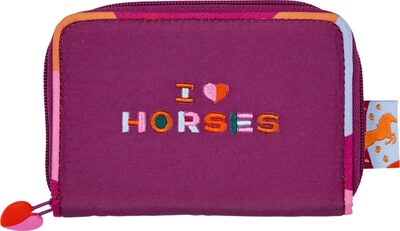 DIE SPIEGELBURG 18909 Portmonee - I LOVE HORSES fuchsia