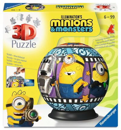 RAVENSBURGER 12008079 3D Puzzle-Ball Minions 3