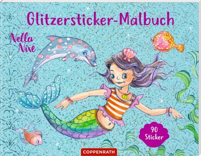 COPPENRATH 63925 Nella Nixe: Glitzersticker-Malbuch