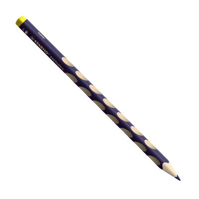 STABILO 331/385-6 Ergonomischer Buntstift für Linkshänder - STABILO EASYcolors - Einzelstift - blauviolett
