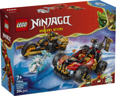 LEGO® NINJAGO 71864 Kais und Coles Kombi-Flitzer