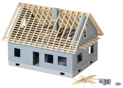 FALLER 130303 H0 Einfamilienhaus im Bau, Ep. III
